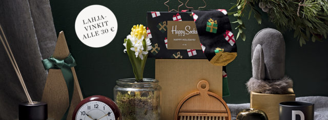 Lahjaopas: Parhaat lahjat alle 30 eurolla