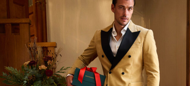 Miesten talvinen juhlatyyli